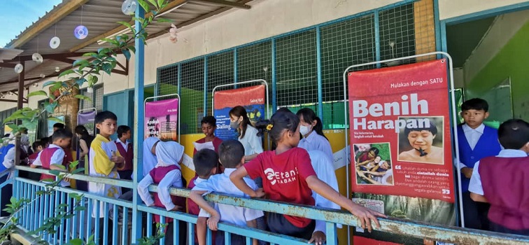 Seeds of Hope exhibition at Etania School